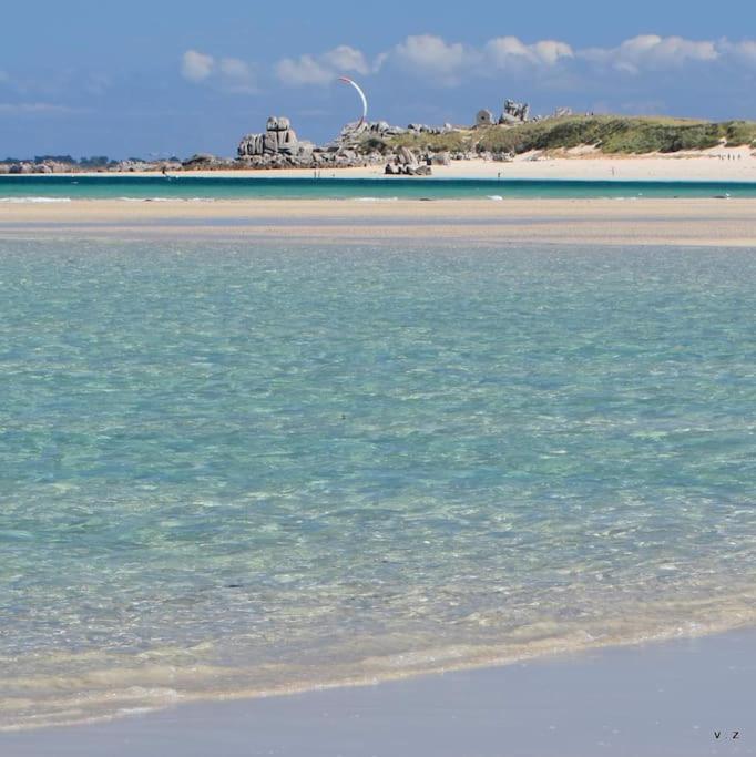 Kerlean, Plage Des Sables Blancs A 700M! Конкарно Экстерьер фото